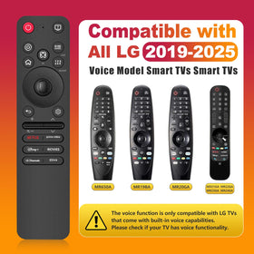 Rytuqo MR25GA remote compatible with LG OLED, QNED, NanoCell TVs