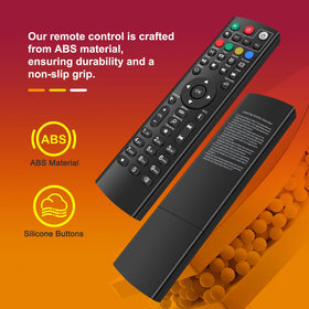 Rytuqo remote with two AAA batteries installed for instant use