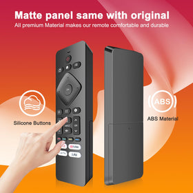 Rytuqo remote aimed at Philips TV in living room for reliable range