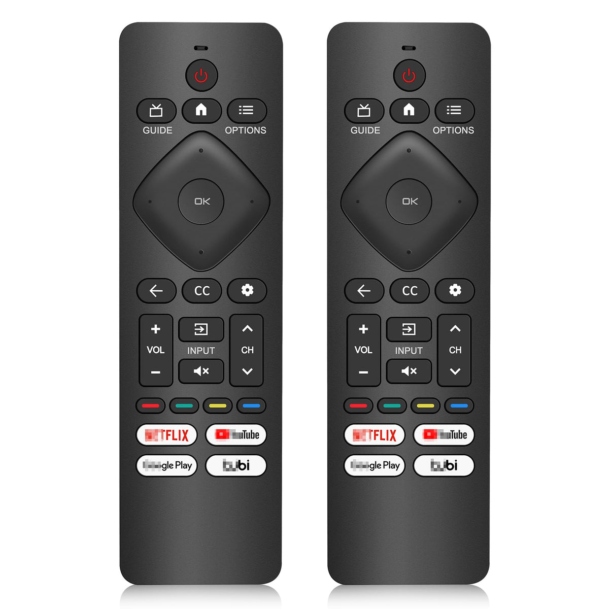 Rytuqo front view remote showing layout and usability benefit