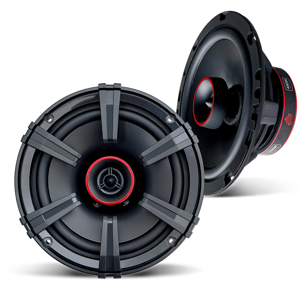 Ryukiro YK6520 6.5-inch coaxial speaker for car audio with full-range output