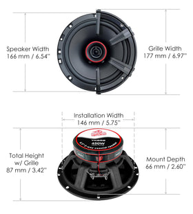 Ryukiro YK6520 polypropylene cone delivers durable bass and clear mids