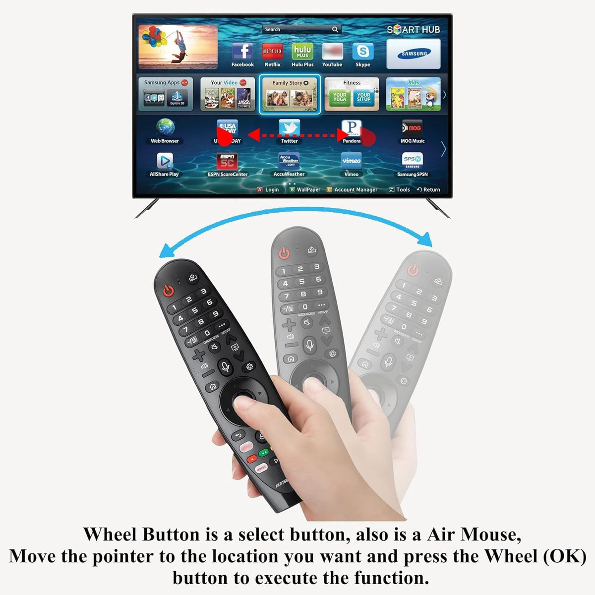 Ryzhrrzs replacement LG remote on couch for easy control.