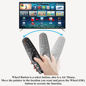 Ryzhrrzs replacement LG remote on couch for easy control.