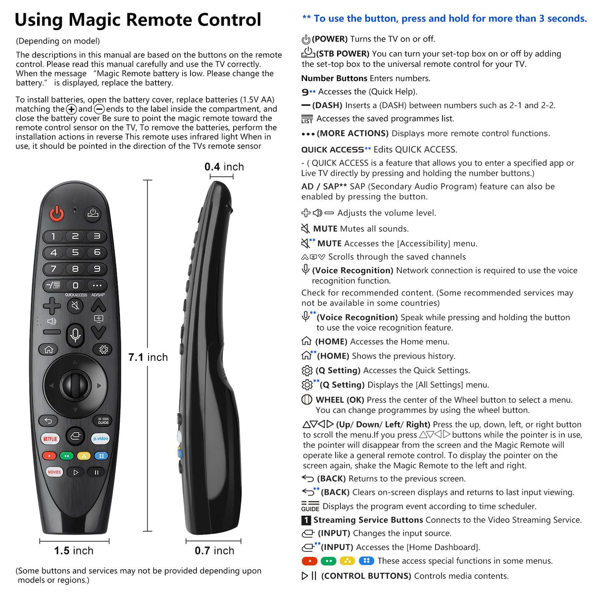 Ryzhrrzs remote with voice function supports Google Assistant and Alexa.