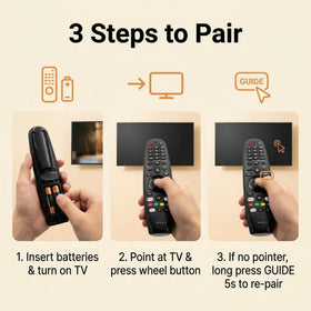 Ryzhrrzs voice-enabled remote for webOS TVs streamlines search.