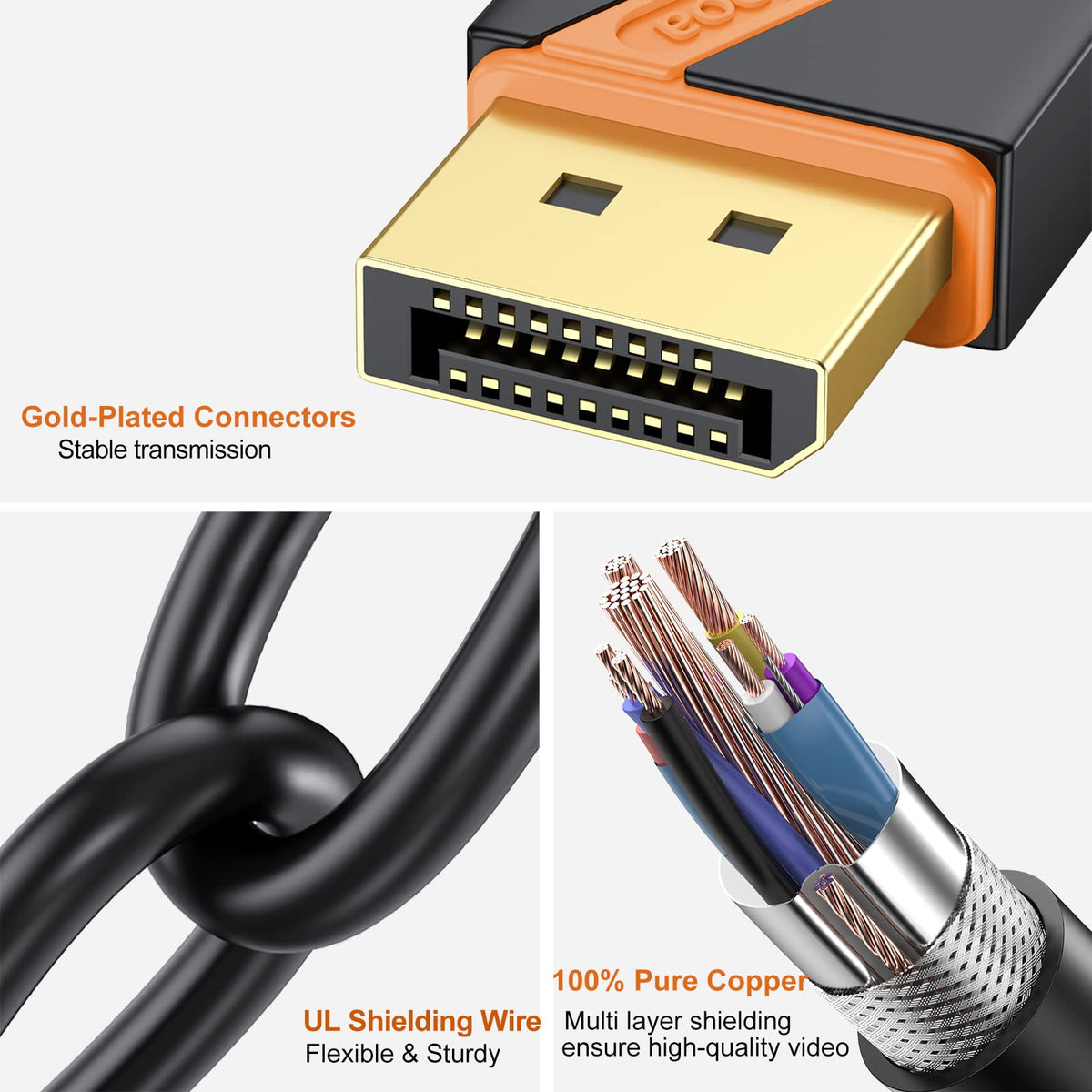RyzzRooa ARC-3D DP cable for immersive audio and 3D content