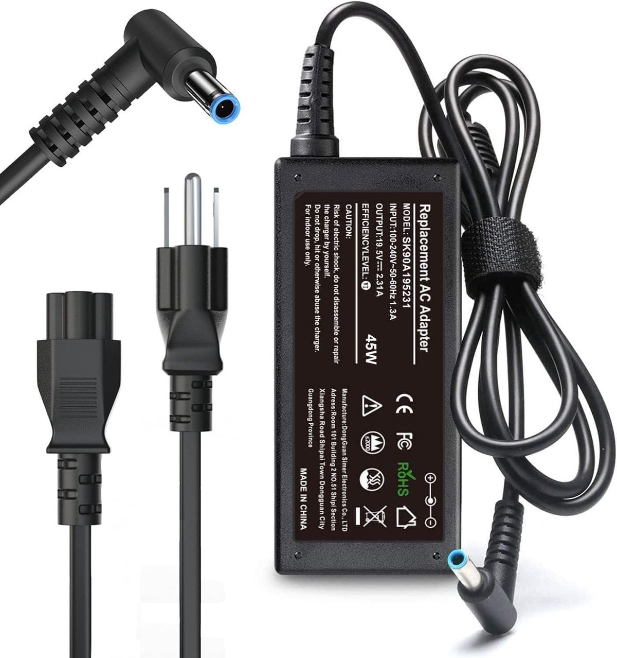 S SKSTYLE front packaging showing adapter and cable, reliable replacement