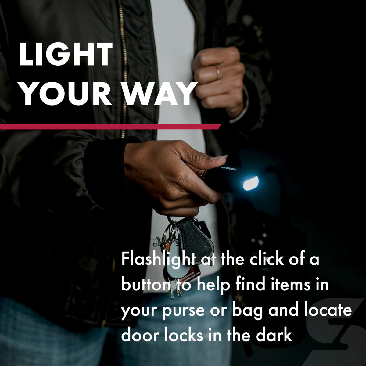 SABRE snap hook attached to keys for instant access benefit