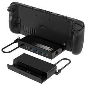 Sabrent docking station with Steam Deck and M.2 slot for extra storage