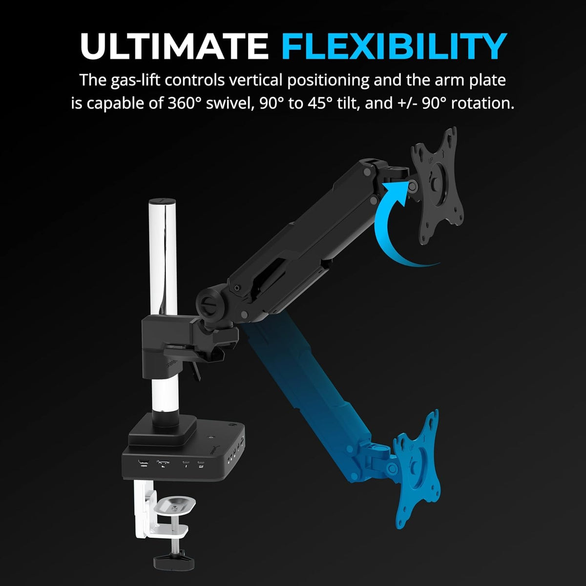 SABRENT T4WA HDMI 2.1 and DP 1.4 outputs for high-resolution displays.