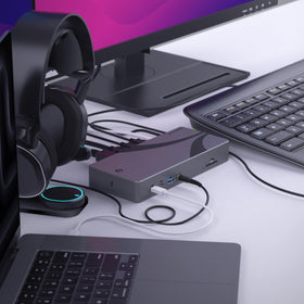 SABRENT DS-T4MF compact aluminum chassis fits modern workspaces.