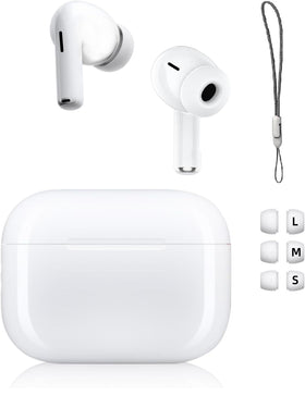 Sadaug front packaging showing earbuds and case, highlighting premium unboxing benefit