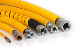 Safe-Spiral SPPC yellow wrap ready for quick hose protection installation.