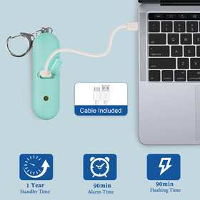 Pull-pin activation of SaForFe Aqua for quick safety use