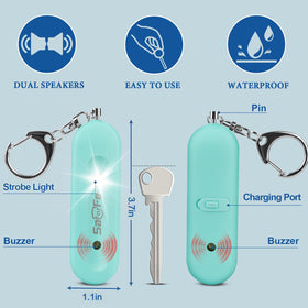 High‑intensity LED strobe on SaForFe Aqua alarm in action