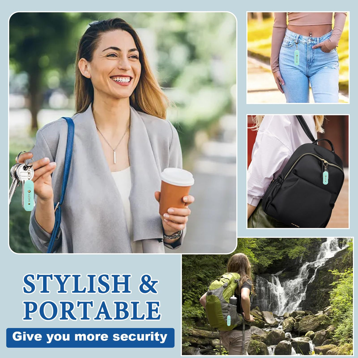 USB-C charging port on SaForFe Aqua indicating rechargeable design