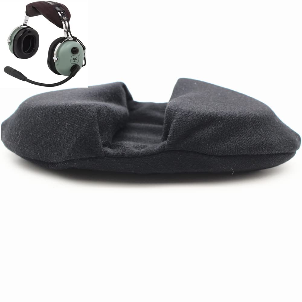 Saidbuds front view of headband pad showing plush velour comfort