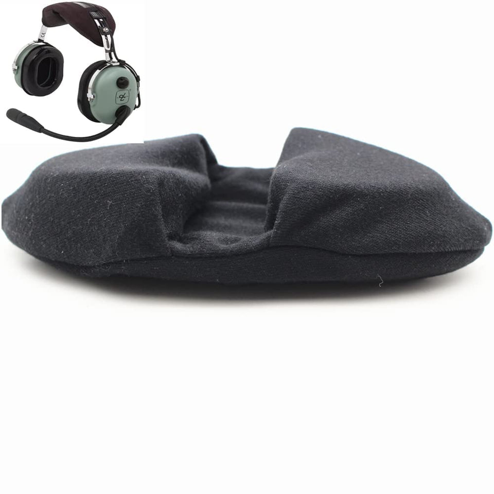 Saidbuds front view of headband pad showing plush velour comfort