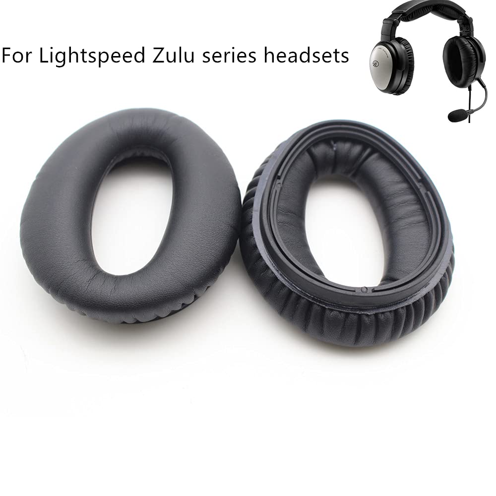 Saidbuds installed on Lightspeed headset demonstrating exact fit and renewed seal for better noise control
