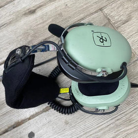 Saidbuds pad on pilot wearing headset in cockpit improving long-wear comfort