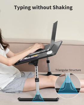 SAIJI folded desk profile flat and slim, easy storage and travel