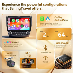 SailingTravel Accord7 QLED screen provides bright colors from any angle.