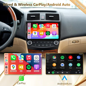 SailingTravel Accord7 wireless CarPlay and Android Auto in action for safer driving.