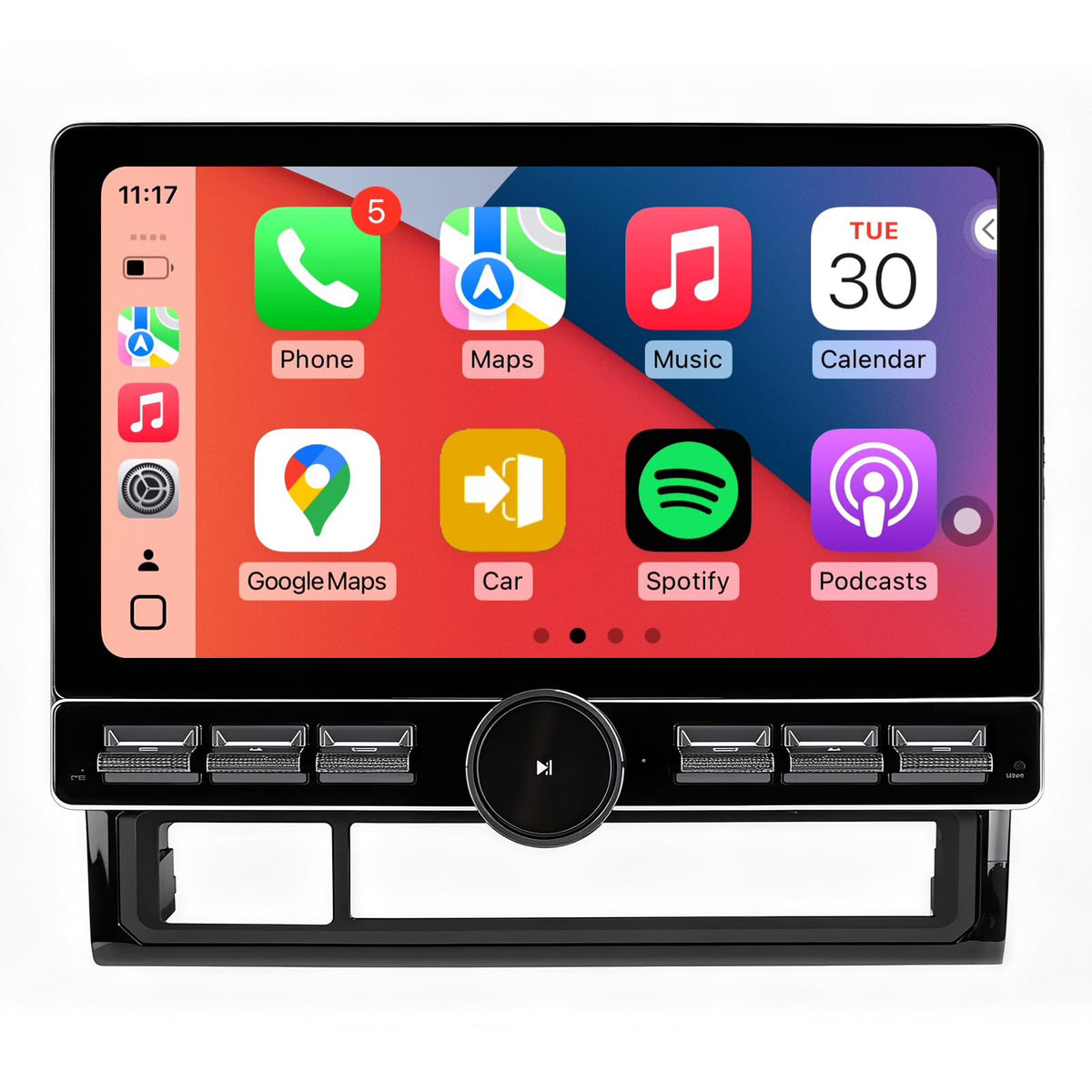 SailingTravel Tacoma head unit front view showing dashboard integration