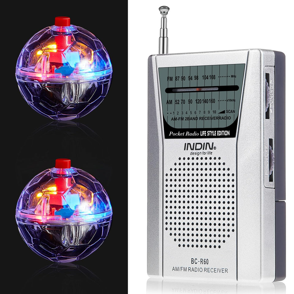 Sailong ghost radio front view showing controls and benefit of portability