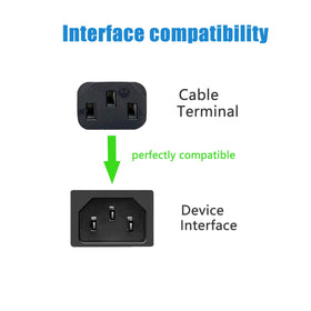 Saireed NEMA 5-15P plug detail offering grounded safety for home offices