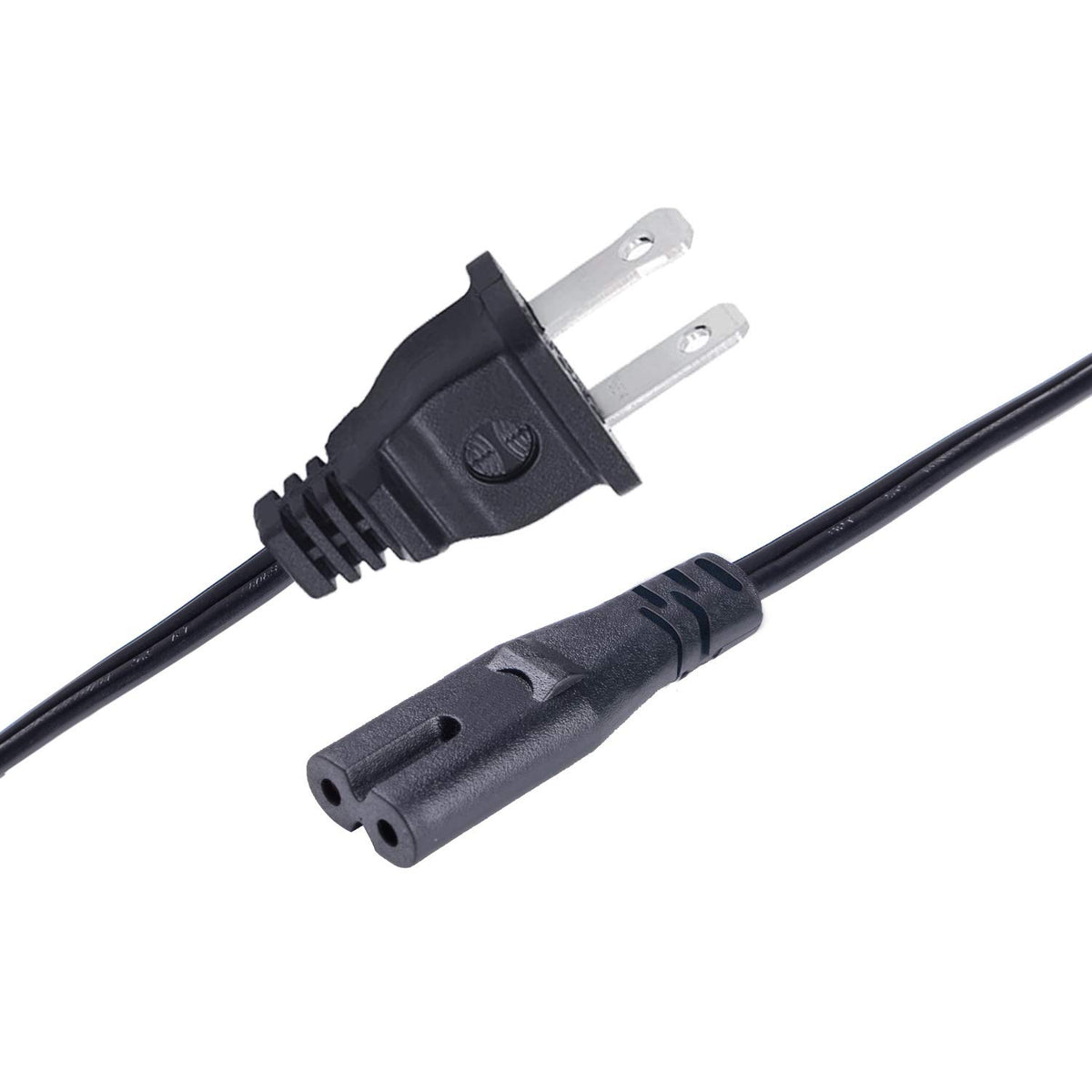 Saireed NEMA two‑prong plug detail for safe household connection