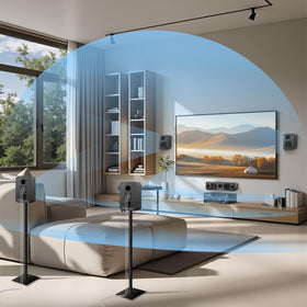 Saiyin 5.0 surround speakers rear-right delivers balanced sound and clarity