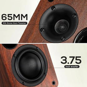 Saiyin dual 30W x 2 powered speakers front panel for immersive home viewing