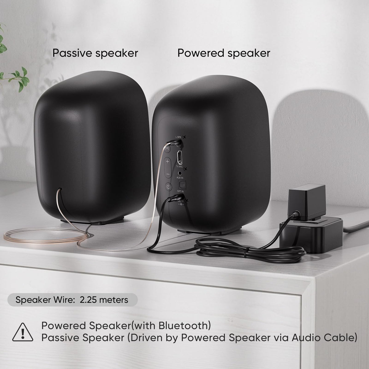 Saiyin speakers in use with a turntable for improved vinyl clarity