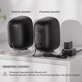 Saiyin speakers in use with a turntable for improved vinyl clarity