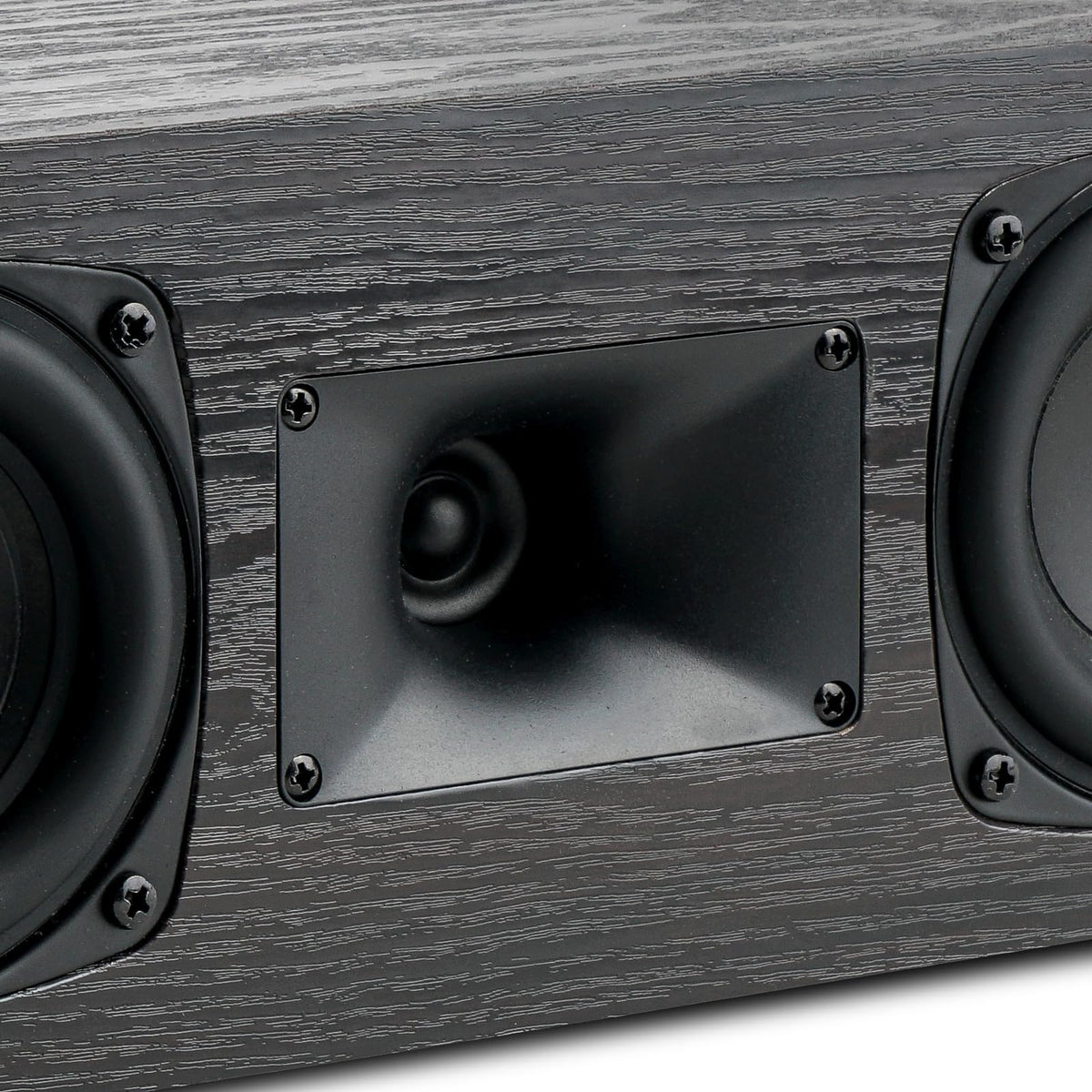 Saiyin speaker mounted on wall beneath TV saving space and centering audio