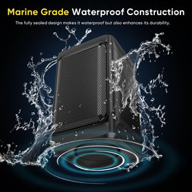 Saiyin outdoor speakers with dual-magnet-structure for higher volume and clearer sound.