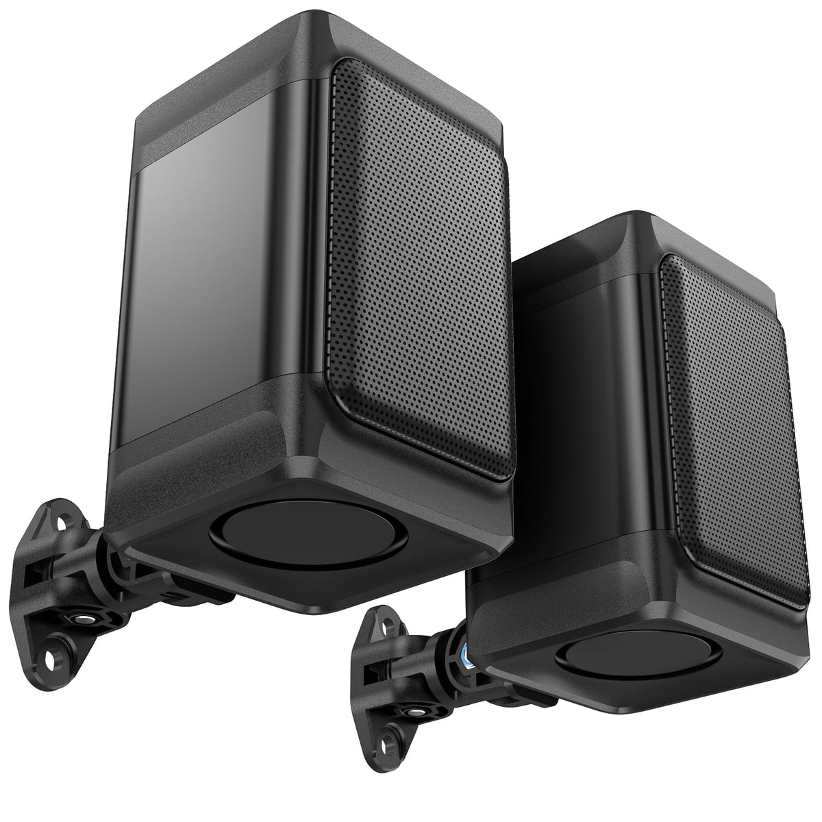Saiyin outdoor speakers with waterproof-durability for all-weather use on decks and patios.