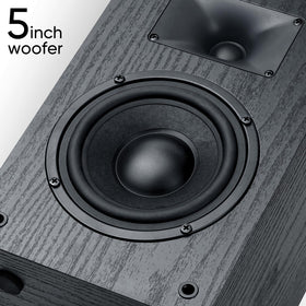 Saiyin passive speakers woofer and tweeter balance delivering punchy bass and clear highs