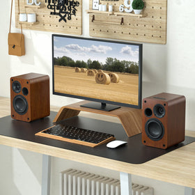 Saiyin remote control on table enabling easy input and volume adjustments