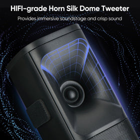 Saiyin soundbar horn-soundstage delivers immersive, crystal-clear audio.