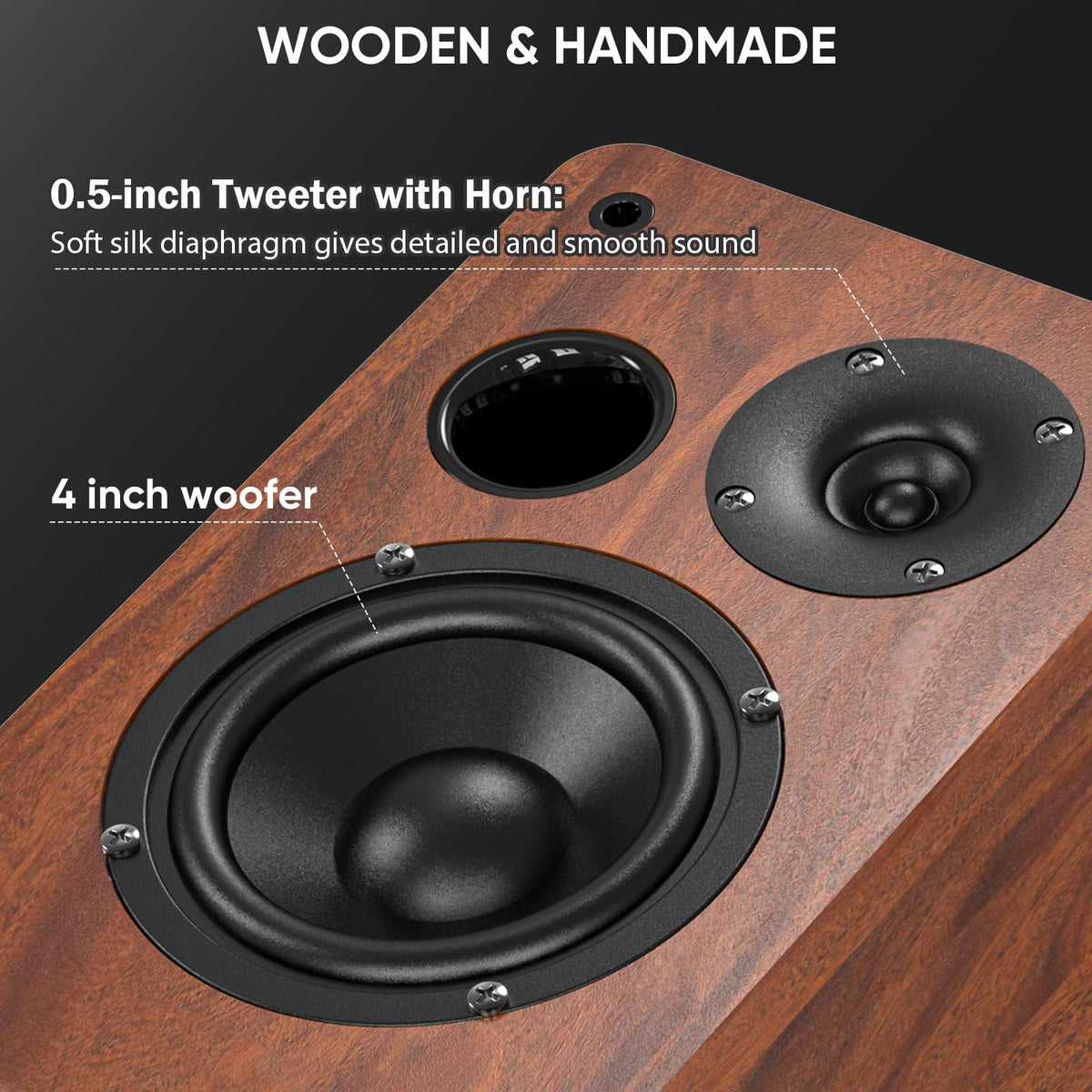 Saiyin subwoofer-out connection enables easy bass expansion
