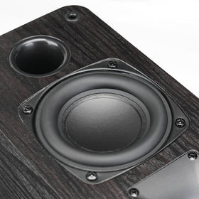 Saiyin dual 3.5 inch woofer close-up highlighting fuller low-mid response
