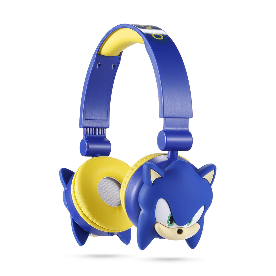 Sakar Sonic front packaging showing licensed character and safe-volume feature
