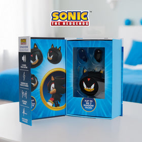 Sakar Sonic charging case on table, portable power for all day.