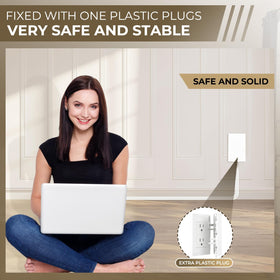 SakerPlus cord concealer kit with clips and adhesive for neat installs.