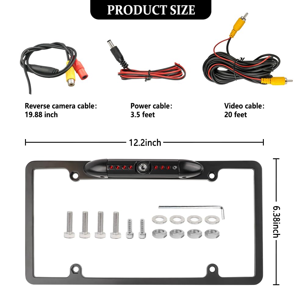 Salior rear-angle night vision shows wide view for safer reversing at night.