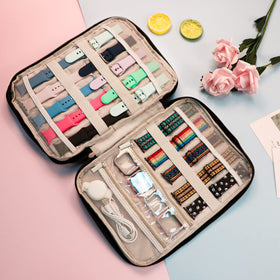 Sambois daisy opened layout displaying organized straps and pockets