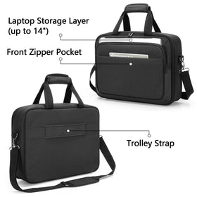 samdew detachable shoulder strap and padded handles for comfortable carrying options